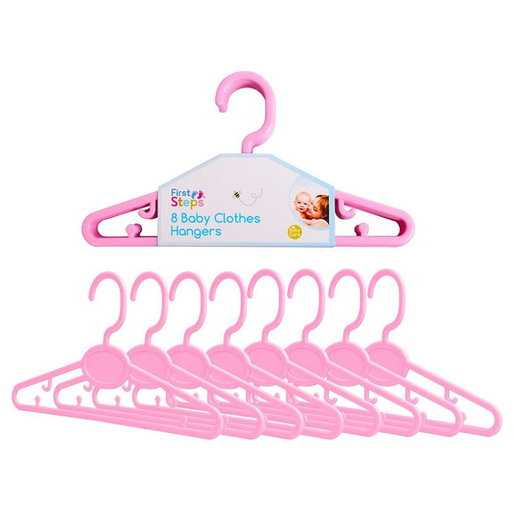 Picture of FS731/FS732: -7314-7321-8 PINK  BABY CLOTHES HANGERS